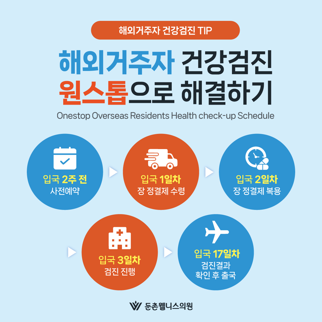 해외거주자 건강검진 안내